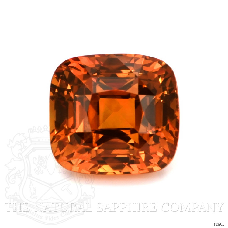 10.52 Ct. Orange Sapphire from Ceylon (Sri Lanka)