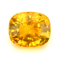 13.90 Ct. Yellowish Orange Sapphire from Ceylon (Sri Lanka) Video