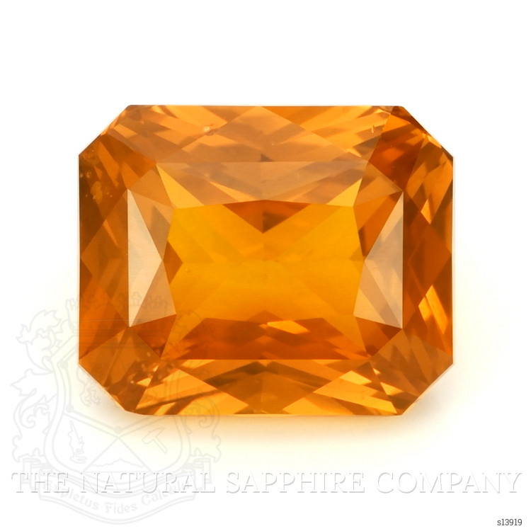 16.01 Ct. Orange Sapphire from Ceylon (Sri Lanka)
