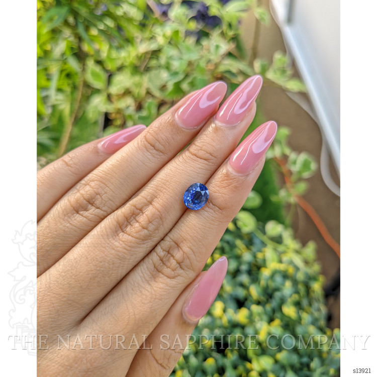 2.63 Ct. Blue Sapphire from Ceylon (Sri Lanka)
