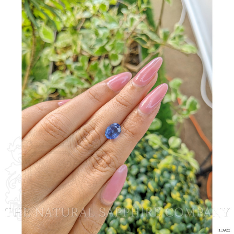 2.08 Ct. Blue Sapphire from Ceylon (Sri Lanka)