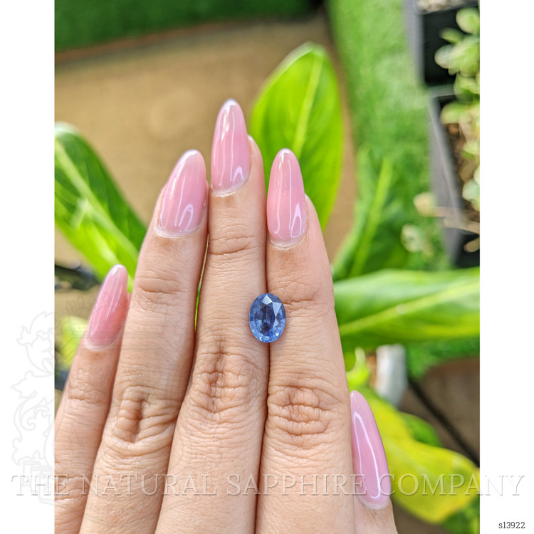 2.08 Ct. Blue Sapphire from Ceylon (Sri Lanka)