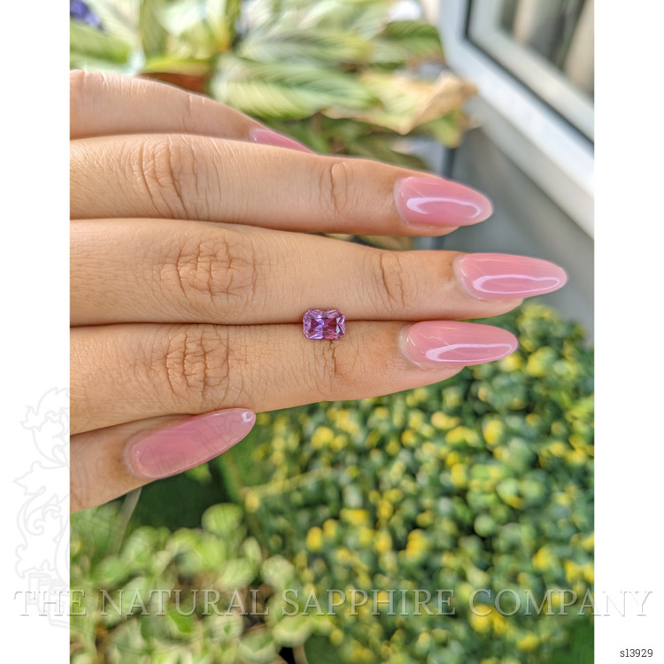 0.87 Ct. Pinkish Purple Sapphire from Ceylon (Sri Lanka)