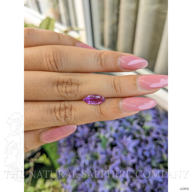 1.81 Ct. Purple Sapphire from Ceylon (Sri Lanka)