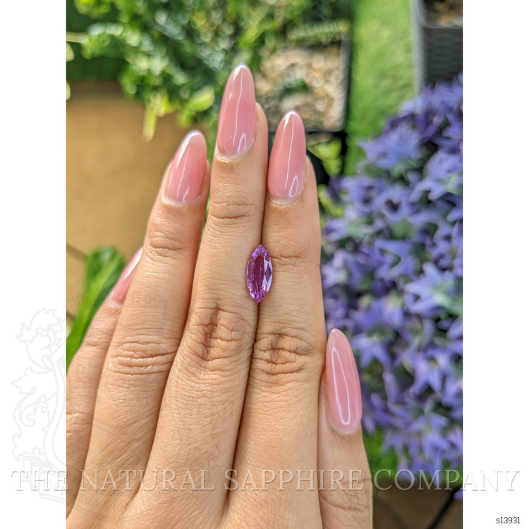 1.81 Ct. Purple Sapphire from Ceylon (Sri Lanka)