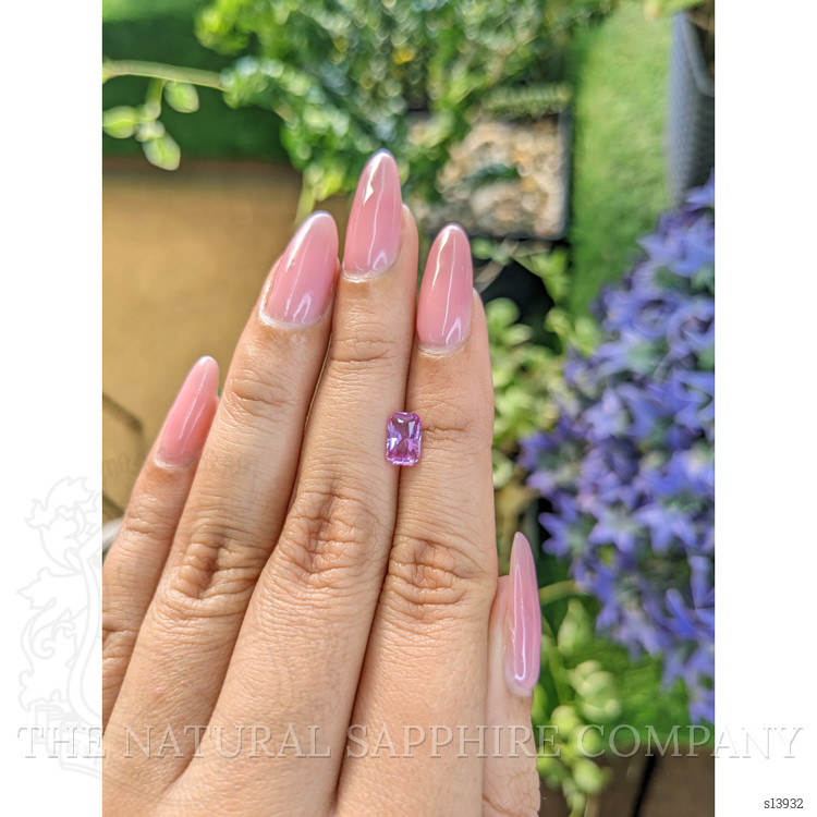 0.92 Ct. Pinkish Purple Sapphire from Ceylon (Sri Lanka)