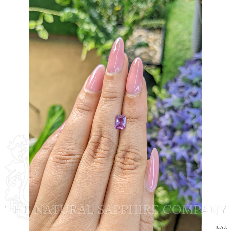 0.86 Ct. Purple Sapphire from Ceylon (Sri Lanka)