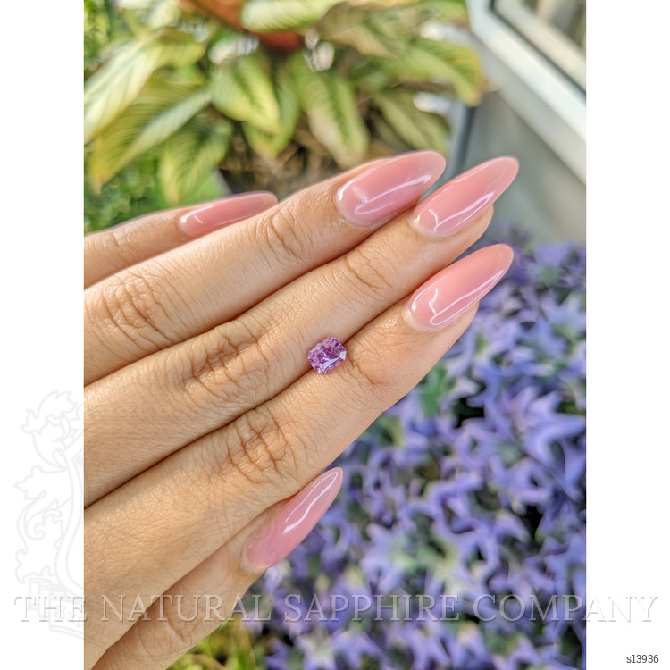 0.97 Ct. Pinkish Purple Sapphire from Ceylon (Sri Lanka)