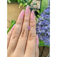 0.97 Ct. Pinkish Purple Sapphire from Ceylon (Sri Lanka) Life Style