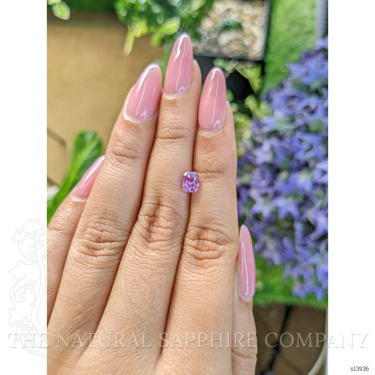 0.97 Ct. Pinkish Purple Sapphire from Ceylon (Sri Lanka)