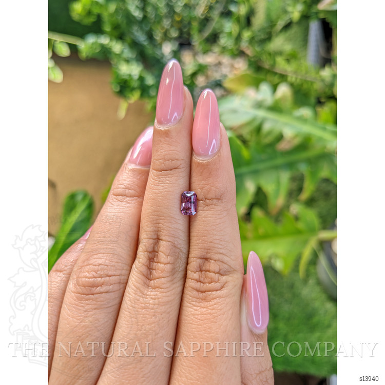 0.91 Ct. Pinkish Purple Sapphire from Ceylon (Sri Lanka)