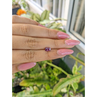 0.91 Ct. Pinkish Purple Sapphire from Ceylon (Sri Lanka) Life Style