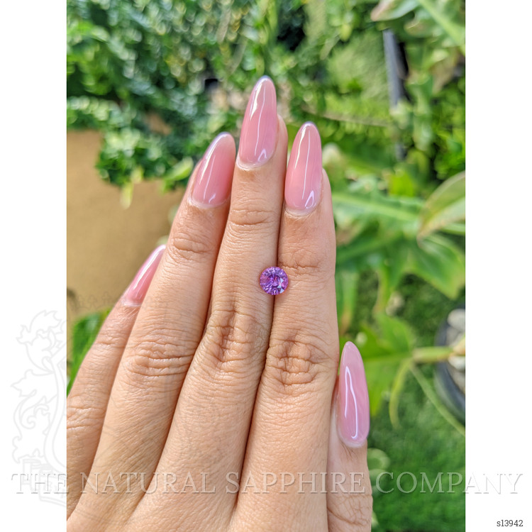1.11 Ct. Pinkish Purple Sapphire from Ceylon (Sri Lanka)