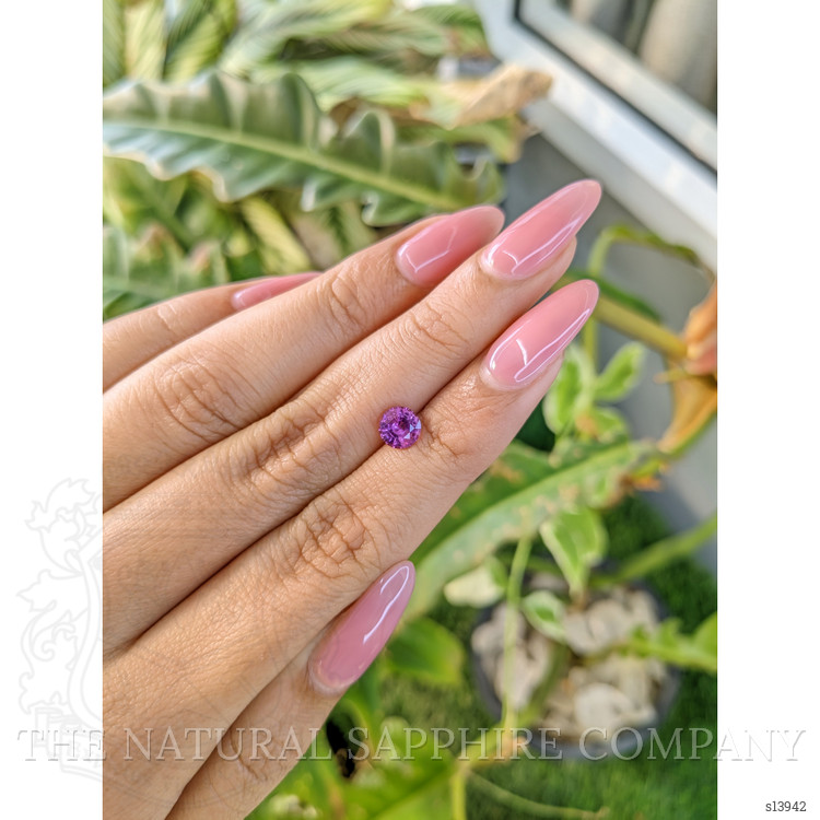 1.11 Ct. Pinkish Purple Sapphire from Ceylon (Sri Lanka)