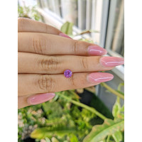 1.11 Ct. Pinkish Purple Sapphire from Ceylon (Sri Lanka) Life Style