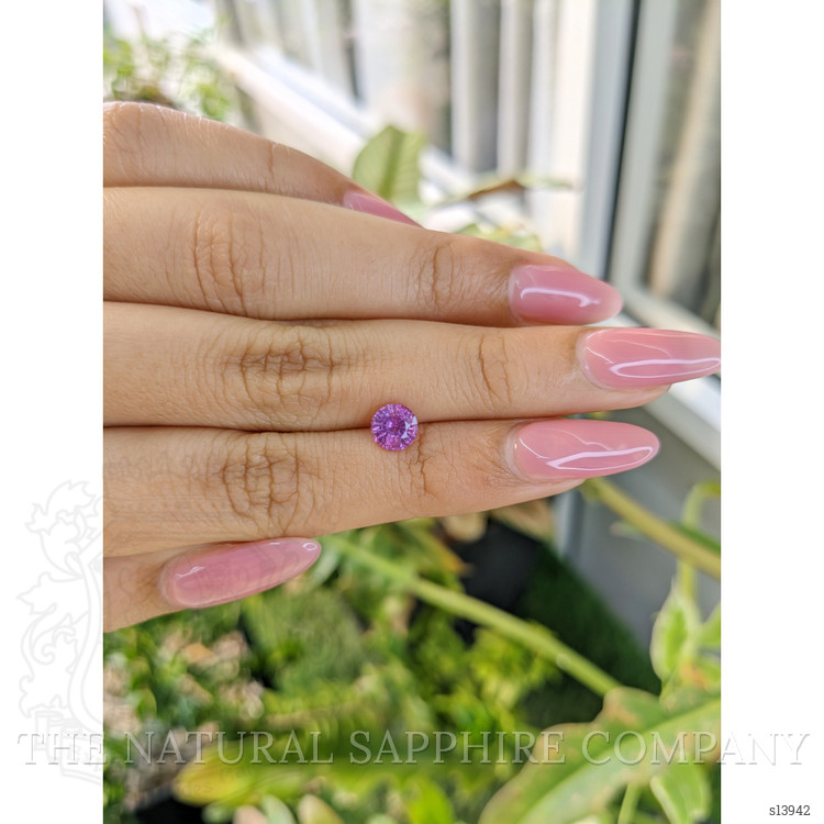 1.11 Ct. Pinkish Purple Sapphire from Ceylon (Sri Lanka)