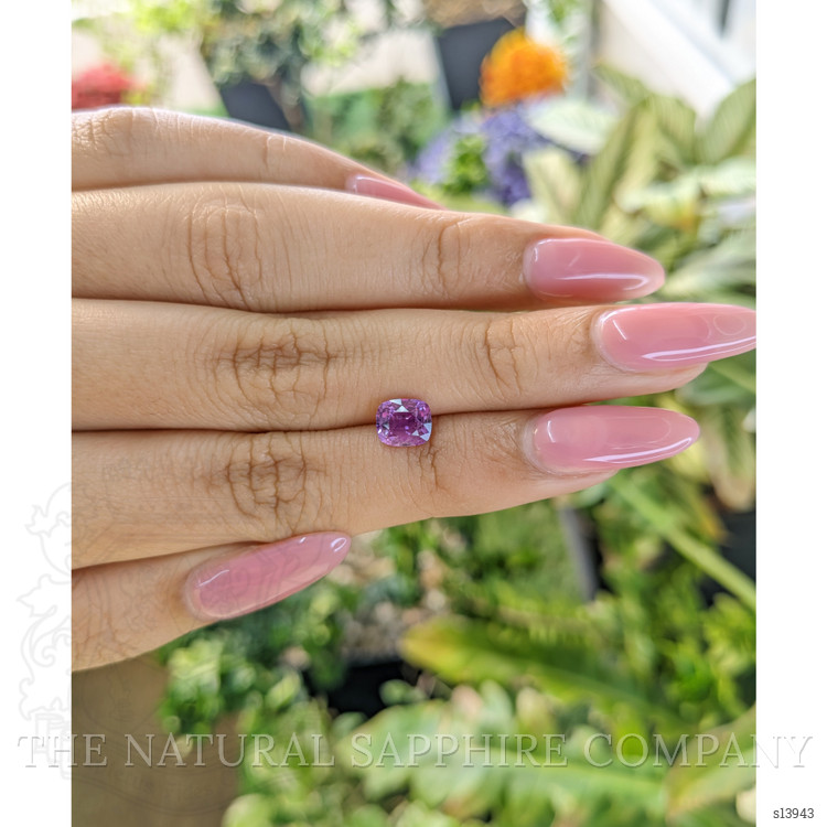 1.46 Ct. Pinkish Purple Sapphire from Ceylon (Sri Lanka)