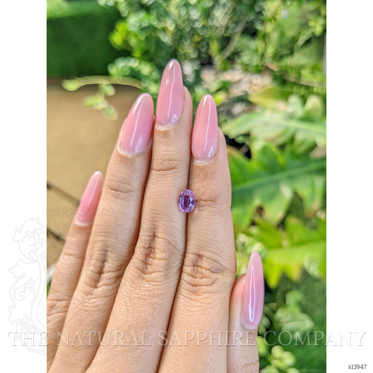 1.15 Ct. Purple Sapphire from Ceylon (Sri Lanka)