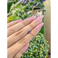 0.82 Ct. Pinkish Purple Sapphire from Ceylon (Sri Lanka) Life Style