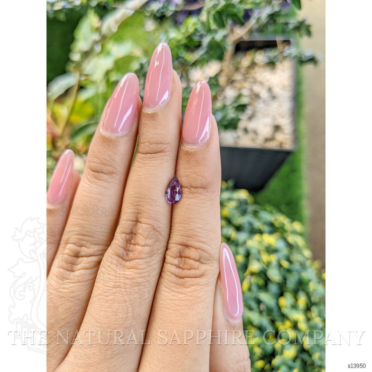 0.82 Ct. Pinkish Purple Sapphire from Ceylon (Sri Lanka)
