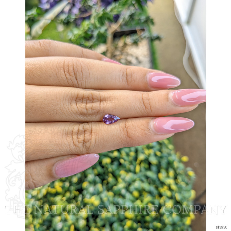 0.82 Ct. Pinkish Purple Sapphire from Ceylon (Sri Lanka)