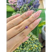 0.84 Ct. Purple Sapphire from Ceylon (Sri Lanka) Life Style