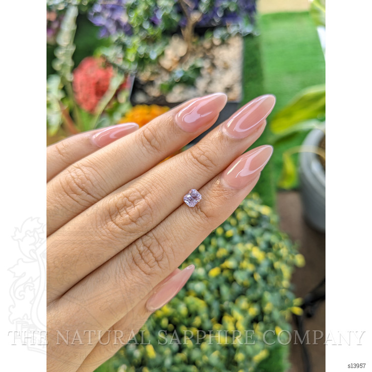 0.68 Ct. Purple Sapphire from Ceylon (Sri Lanka)
