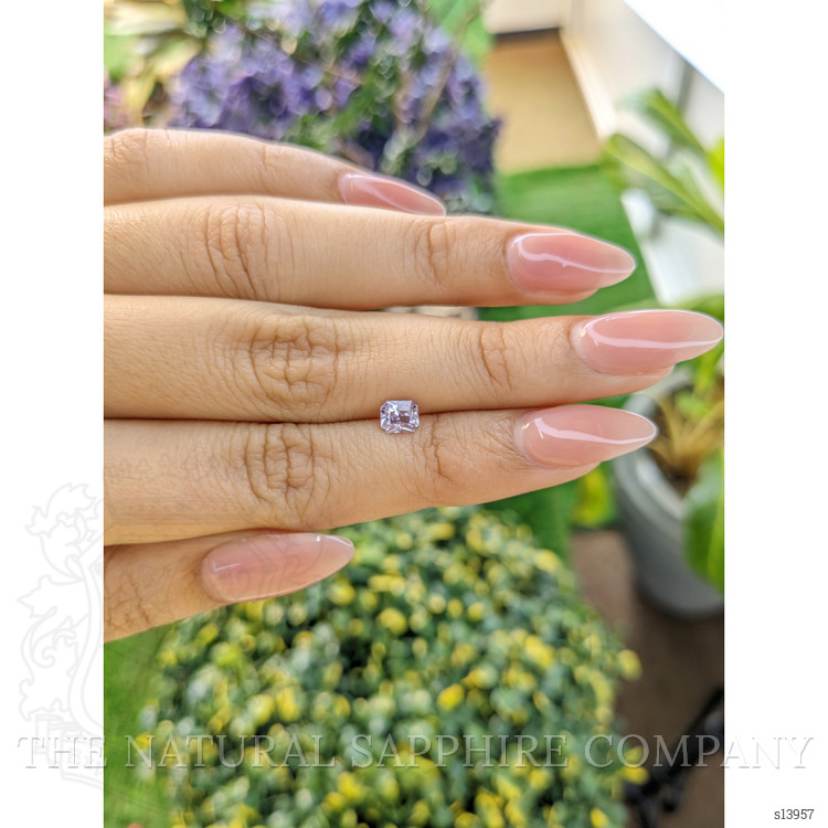 0.68 Ct. Purple Sapphire from Ceylon (Sri Lanka)