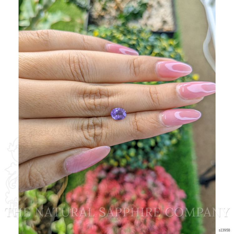 1.07 Ct. Violet Sapphire from Ceylon (Sri Lanka)