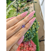1.07 Ct. Violet Sapphire from Ceylon (Sri Lanka) Life Style