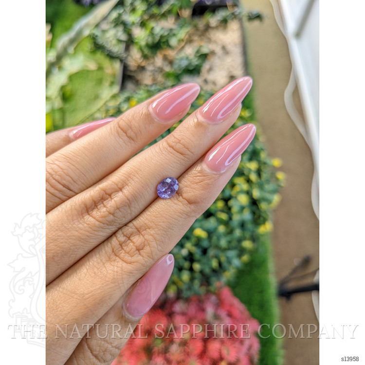 1.07 Ct. Violet Sapphire from Ceylon (Sri Lanka)