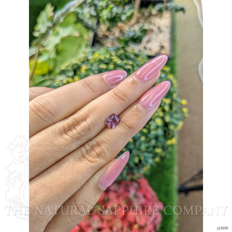 1.04 Ct. Purple Sapphire from Ceylon (Sri Lanka)
