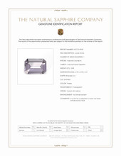 0.88 Ct. Purple Sapphire from Ceylon (Sri Lanka) Scan Report