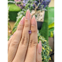 0.98 Ct. Pinkish Purple Sapphire from Ceylon (Sri Lanka) Life Style