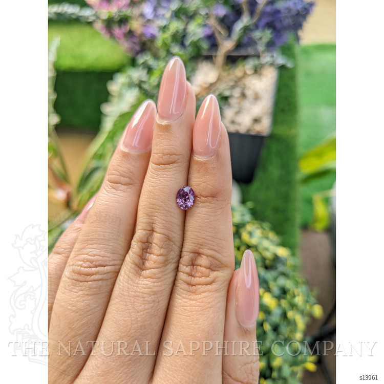 0.98 Ct. Pinkish Purple Sapphire from Ceylon (Sri Lanka)