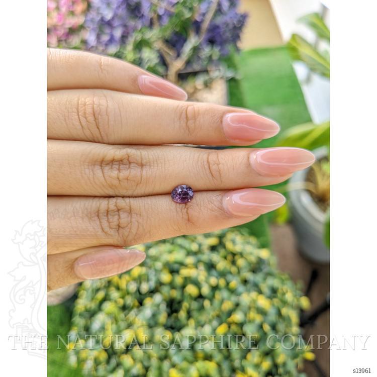 0.98 Ct. Pinkish Purple Sapphire from Ceylon (Sri Lanka)