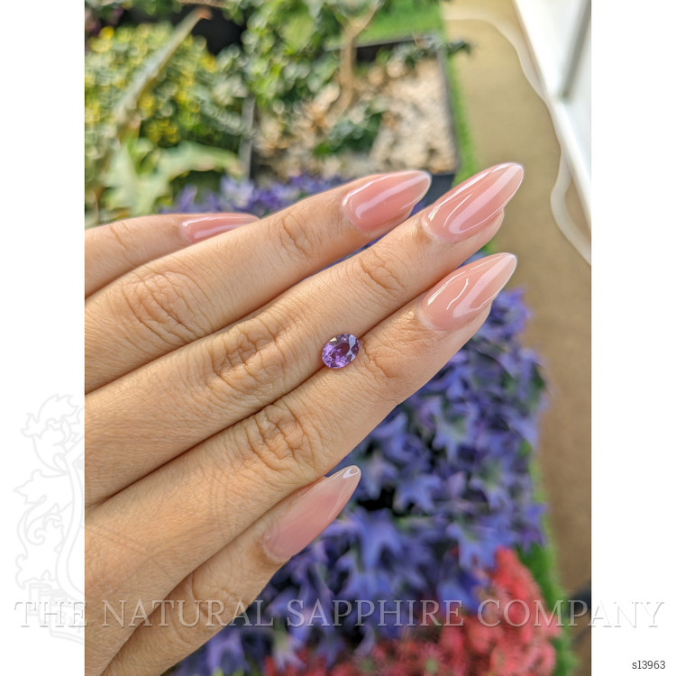 0.96 Ct. Pinkish Purple Sapphire from Ceylon (Sri Lanka)