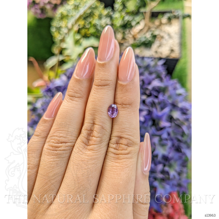 0.96 Ct. Pinkish Purple Sapphire from Ceylon (Sri Lanka)