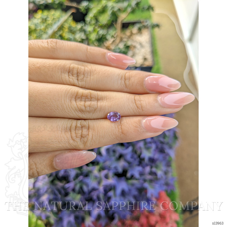 0.96 Ct. Pinkish Purple Sapphire from Ceylon (Sri Lanka)