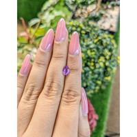 0.80 Ct. Purple Sapphire from Ceylon (Sri Lanka) Life Style