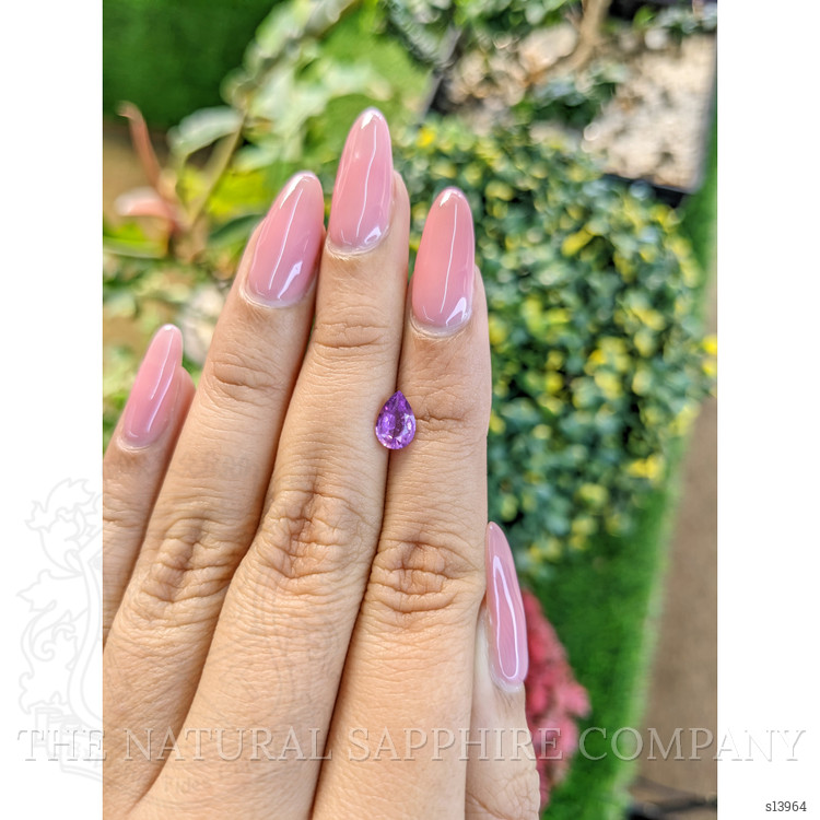 0.80 Ct. Purple Sapphire from Ceylon (Sri Lanka)