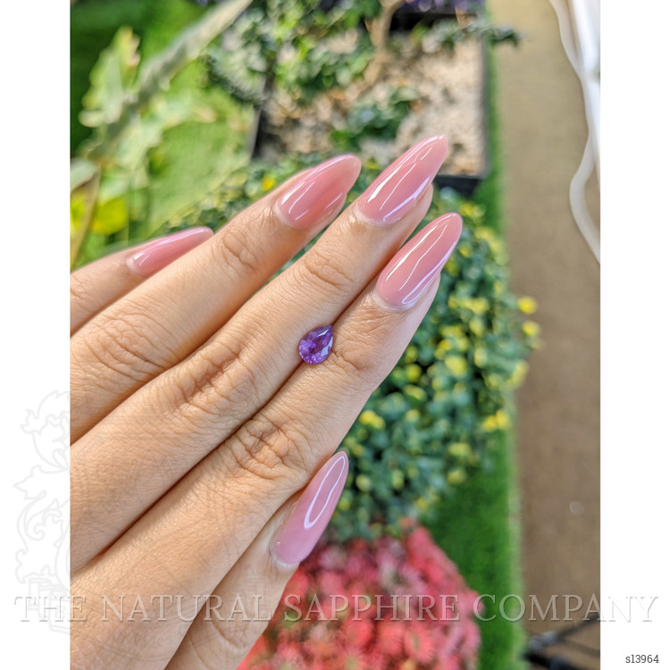0.80 Ct. Purple Sapphire from Ceylon (Sri Lanka)