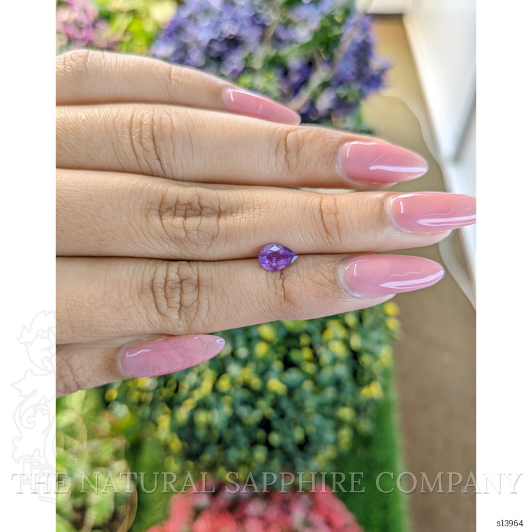 0.80 Ct. Purple Sapphire from Ceylon (Sri Lanka)