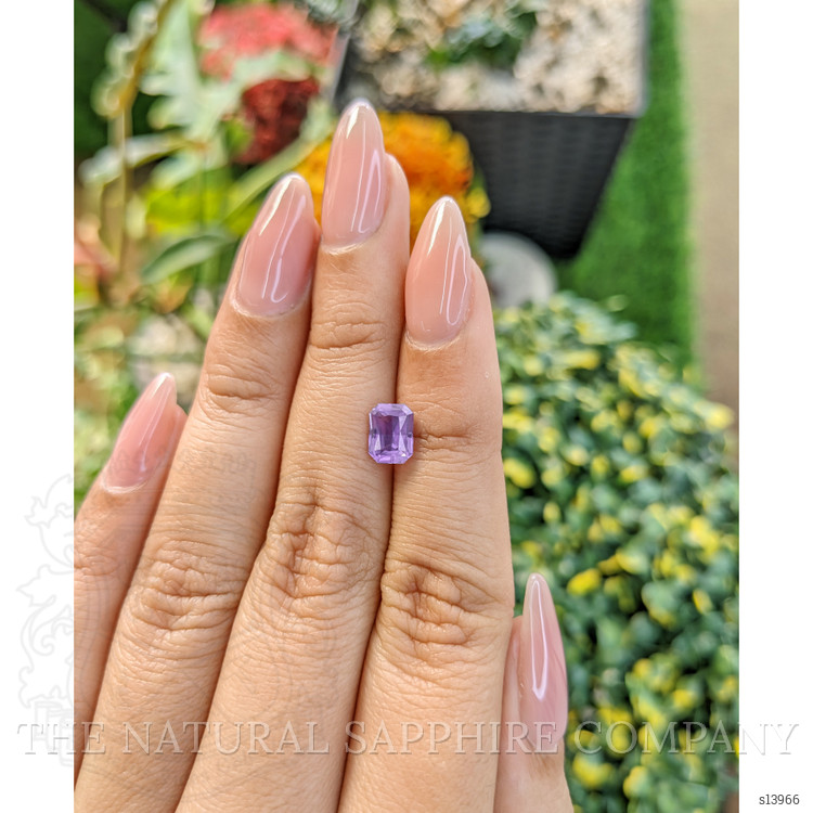 1.33 Ct. Purple Sapphire from Ceylon (Sri Lanka)