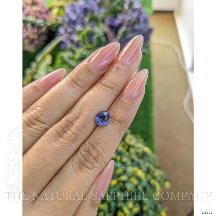 1.58 Ct. Violet Sapphire from Ceylon (Sri Lanka)