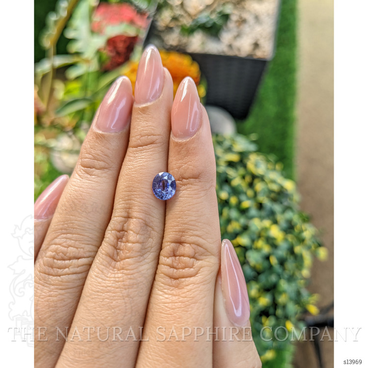 1.58 Ct. Violet Sapphire from Ceylon (Sri Lanka)