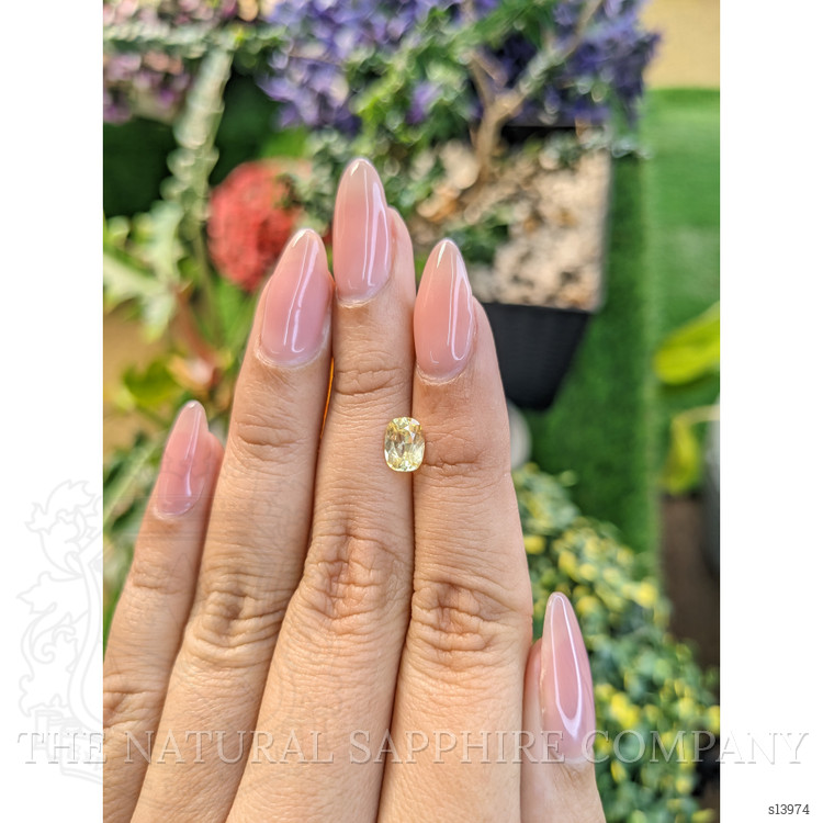 1.04 Ct. Yellow Sapphire from Ceylon (Sri Lanka)