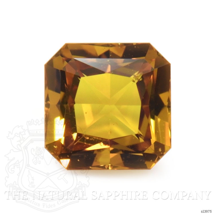 1.60 Ct. Yellowish Orange Sapphire from Ceylon (Sri Lanka)