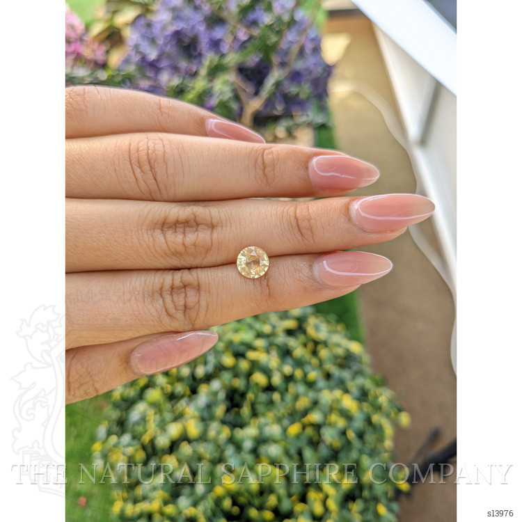 1.62 Ct. Peach Sapphire from Ceylon (Sri Lanka)