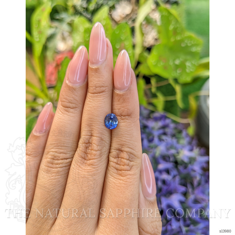 1.64 Ct. Bi Color Sapphire from Ceylon (Sri Lanka)